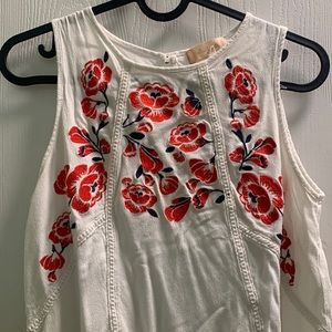 Beautiful Flowered Peplum